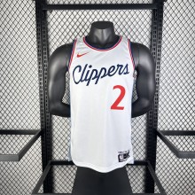 Los Angeles Clippers  White #2 LRONARD  1:1 Quality NBA  Season Jerseys 2025