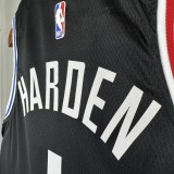 Los Angeles Clippers City Edition   Black  #1 HARDEN 1:1 Quality NBA  Season Jerseys 2023