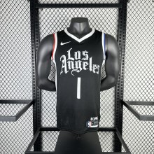 Los Angeles Clippers  Black  #1 HARDEN 1:1 Quality NBA  Season Jerseys 2021