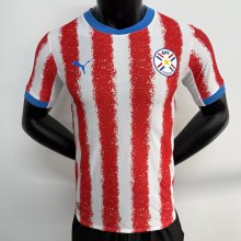 Paraguay Home  Player 1:1 Quality Soccer Jersey 26-27 (2026)