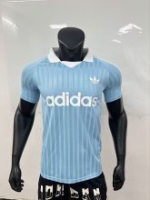 Adidas Clover Oasis  POLO  T-shirt  Blue 1:1 Quality Soccer Jersey  25-26