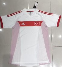 Retro Turkey  Away 1:1 Quality Soccer Jersey 2002