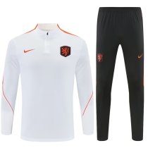 Netherlands  Training Tracksuit White (Kids And Man 10-2XL)  1:1  26-27