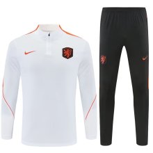 Netherlands  Training Tracksuit White (Kids And Man 10-2XL)  1:1  26-27