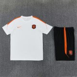 Netherlands Training White With Pants Sets (16-2XL) 1:1 Quality Soccer Jersey  26-27（2026）