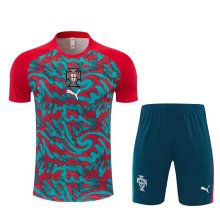Portugal  Training  Fans Sets Green  Red (Kids And Man 16-2XL) 1:1 Quality Soccer Jersey 26-27 (2026)