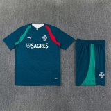 Portugal  Training  Fans Sets Green (Kids And Man 16-2XL) 1:1 Quality Soccer Jersey 26-27 (2026)