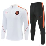 Netherlands  Training Tracksuit White (Kids And Man 10-2XL)  1:1  26-27