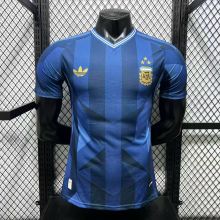 Argentina X Water Chestnut Special Edition Player Dark Blue 1:1 Quality Soccer Jersey 26-27（2026）