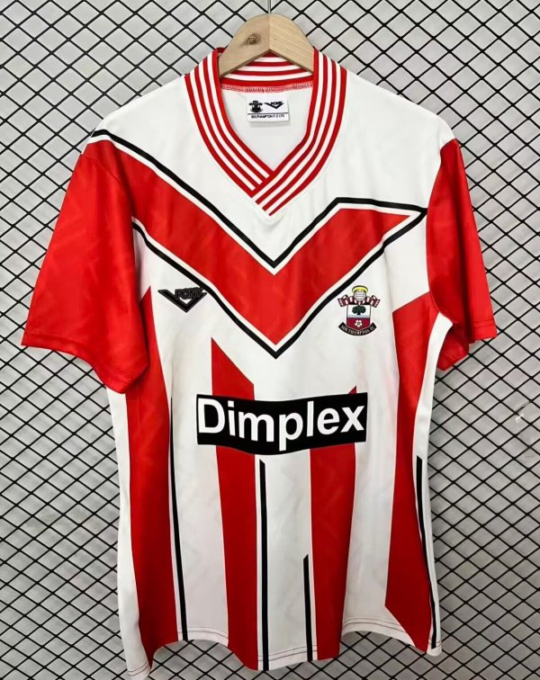 Retro Southampton home Fans 1:1 Quality Soccer Jersey  1993