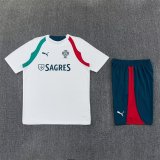 Portugal  Training  Fans Sets White (Kids And Man 16-2XL) 1:1 Quality Soccer Jersey 26-27 (2026)
