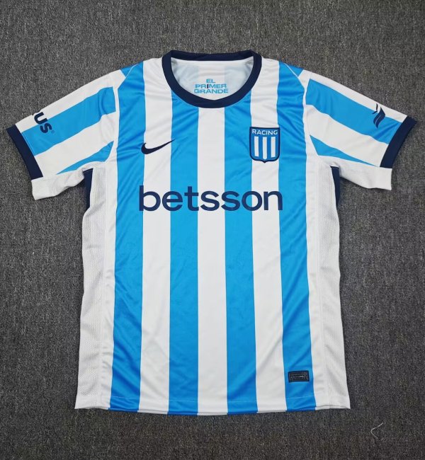 Racing Club  Home Fans 1:1 Quality Soccer Jersey    26-27