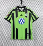 Retro Wolfsburg  Away Fans 1:1 Quality Soccer Jersey  1999-2000