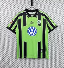 Retro Wolfsburg  Away Fans 1:1 Quality Soccer Jersey  1999-2000