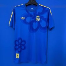 Real Madrid  Chinese knot Training Special Edition Blue Fans   1:1 Quality Soccer Jersey   25-26