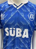 Retro Karlsruher  Home Fans 1:1 Quality Soccer Jersey 1989-1990