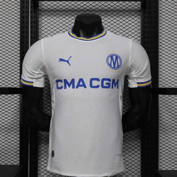 Marseille  Home  Player 1:1 Quality Soccer Jersey   26-27