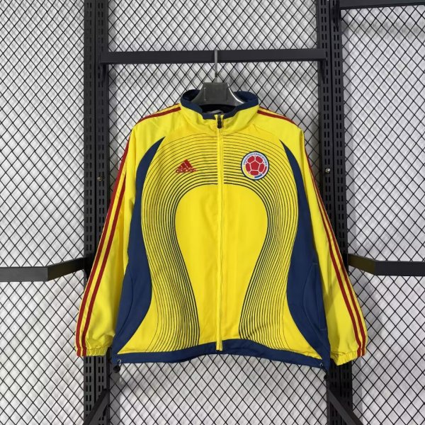 Colombia Windbreaker  Blue 1:1 Quality Soccer Jersey  26-27 (2026)