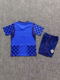 Croatia Away Kids  Fans 1:1 Quality Soccer Jersey   26-27（2026）