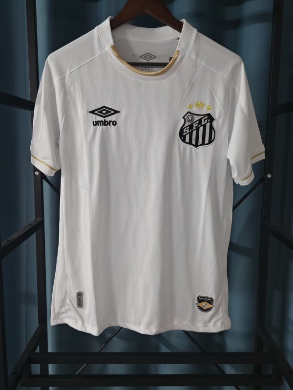 Santos Home Fans 1:1 Quality Soccer Jersey  26-27