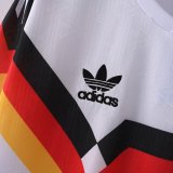 Retro Germany long Home 1:1 Quality Soccer Jersey  1990