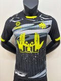 singer Fan White Black Player 1:1 Quality Soccer Jersey   26-27