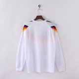 Retro Germany long Home 1:1 Quality Soccer Jersey  1990