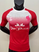 singer Fan White Pink  Player 1:1 Quality Soccer Jersey   26-27