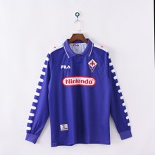 Retro Florence long Home 1:1 Quality Soccer Jersey    1998-1999