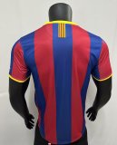 Copy Retro Barcelona  Home  1:1 Quality Soccer Jersey  2010-2011 (胸前带小字)