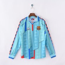 Retro Barcelona  Away Long Sleeve   1:1 Quality Soccer Jersey   1995-1997