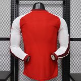 Arsenal  Home Long Sleeve  Player 1:1 Quality Soccer Jersey   26-27