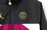 PSG Paris  Windbreaker  Black Pink  1:1 Quality Soccer Jersey 24-25