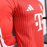 Bayern Munich Home Long Sleeve  Player 1:1 Quality Soccer Jersey  26-27