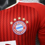 Bayern Munich Home Long Sleeve  Player 1:1 Quality Soccer Jersey  26-27