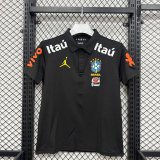 Brazil Polo  Fans Black 1:1 Quality Soccer Jersey 26-27 (2026)