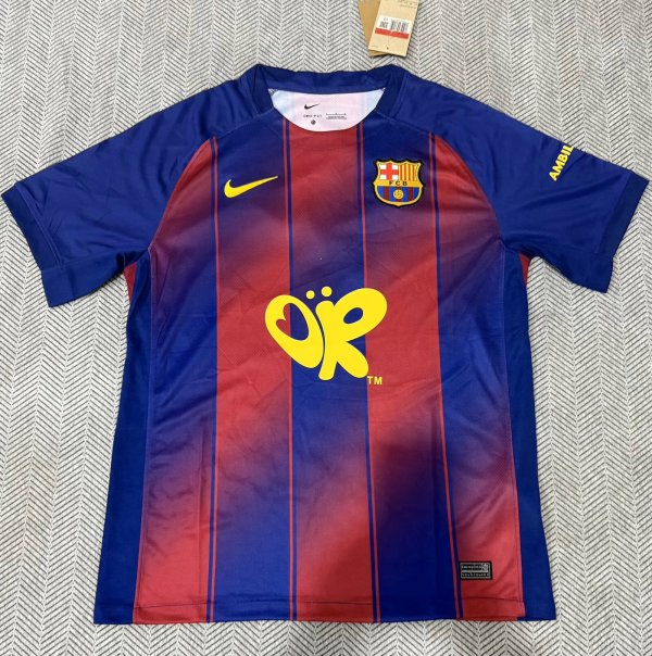Barcelona Home Special Edition Fans 1:1 Quality Soccer Jersey  25-26