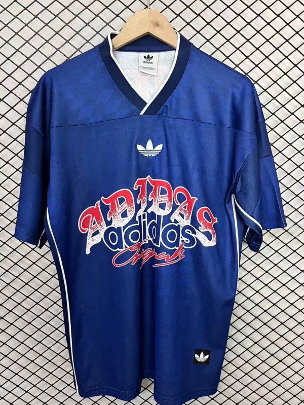 Adidas Clover  Retro rose hip-hop Special Edition cyan Fans 1:1 Quality Soccer Jersey  26-27 (2026)