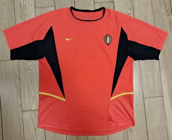 Retro Belgium  Home 1:1 Quality Soccer Jersey 2002
