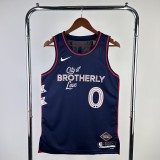 Philadelphia 76ers City Edition Retro Blue #0 MACEY 1:1 Quality NBA  Season Jerseys  2024