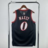 Philadelphia 76ers Retro Black #0 MAXEY 1:1 Quality NBA  Season Jerseys 2026