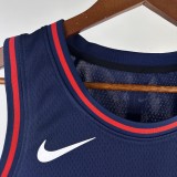 Philadelphia 76ers City Edition Retro Blue #0 MACEY 1:1 Quality NBA  Season Jerseys  2024