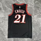 Philadelphia 76ers Retro Black #21  EMBIID 1:1 Quality NBA  Season Jerseys 2026