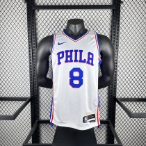 Philadelphia 76ers White #8 GEORGE 1:1 Quality NBA  Season Jerseys 2023