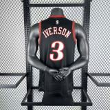 Philadelphia 76ers Retro Black #3 IVERSON 1:1 Quality NBA  Season Jerseys 2026