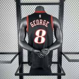 Philadelphia 76ers Retro Black #8 GEORGE 1:1 Quality NBA  Season Jerseys 2026