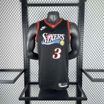 Philadelphia 76ers Retro Black #3 IVERSON 1:1 Quality NBA  Season Jerseys 2026
