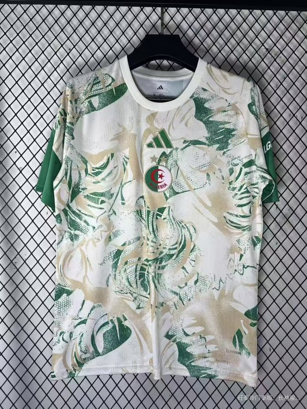 Algeria Training Special Edition Fans White 1:1 Quality Soccer Jersey  26-27(2026)
