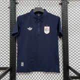 spain  POLO  T-shirt Black White  Blue  1:1 Quality Soccer Jersey