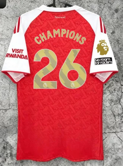 Arsenal  Home #26  Fans  1:1 Quality Soccer Jersey    25-26
